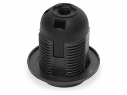 Dulie E27 plastic negru cu inel OE-27K Plastrol 2