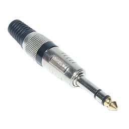 Mufa Jack 6.35 mm stereo tata cu varf aurit 1