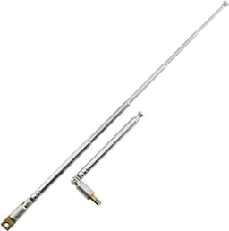 Antena telescopica 4 segmente + balama 90 grade 21cm/63cm 1