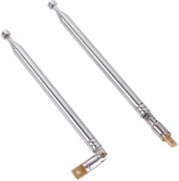 Antena telescopica 4 segmente + balama 90 grade 21cm/63cm 2