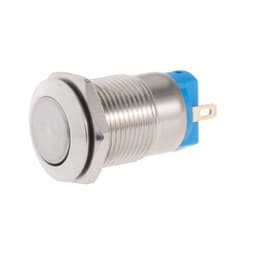 Buton antivandal OFF/(ON) 3A/250VAC fara retinere 12mm metal 2