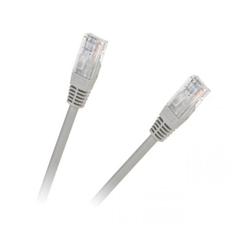 Cablu UTP 2m patchcord retea CCA CAT5e 2x RJ45 neecranat gri