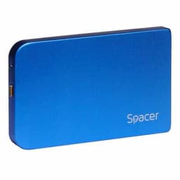 Rack extern 2.5 SATA USB 3.0 SPACER SPR-25611A albastru 1