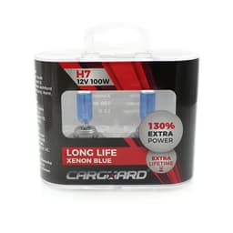 Set de 2 becuri Halogen H7 100W +130% intensitate Alb Xenon 12V Carguard 4