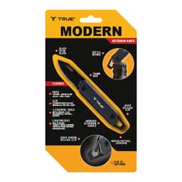 TRUE UTILITY MODERN KEY CHAIN KNIFE Grey (Hang Pack) TU7060N 7.6x1.7x0.8cm 6
