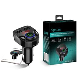 Modulator FM Bluetooth 5.0 2x USB QC 3.0 SPACER SPFM-01-QC 4