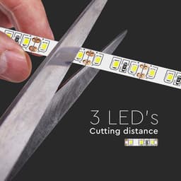 Banda LED SMD3528 120LED/m 6500K IP20 5m V-tac SKU-212002 2