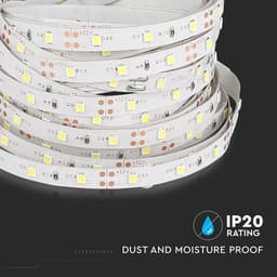 Banda LED SMD3528 rosu IP20 5m V-tac SKU-212015 6