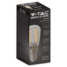 Bec E14 ST26 cu filament LED 2W 4000K alb neutru V-tac SKU-214445 2