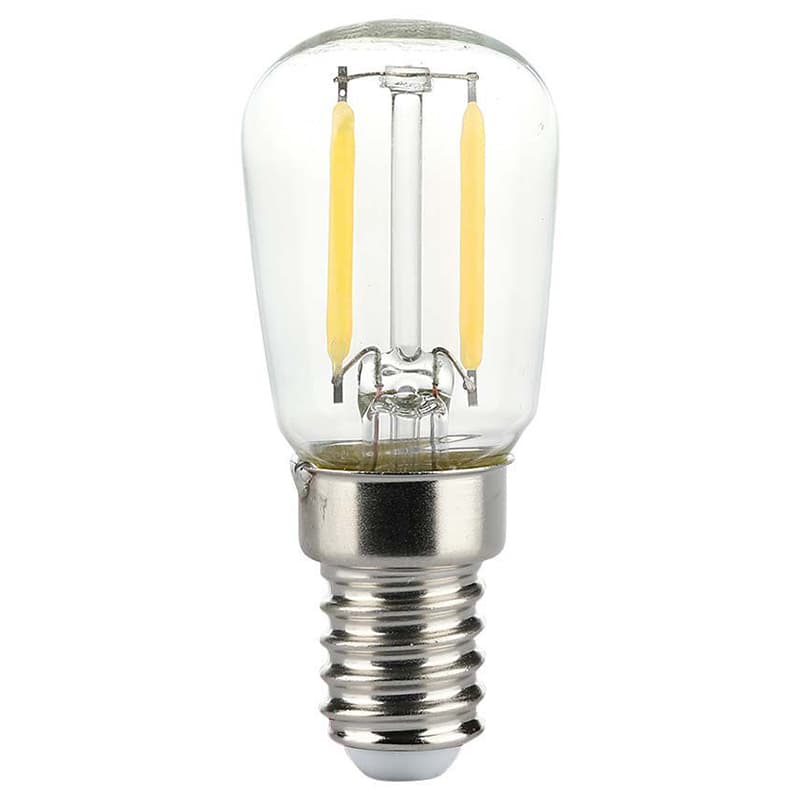 Bec E14 ST26 cu filament LED 2W 6500K alb rece V-tac SKU-214445