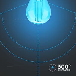 Bec LED G45 E27 2W cu filament lumina albastra V-tac SKU-217412 5