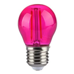 Bec LED G45 E27 2W cu filament lumina roz V-tac SKU-217410 1