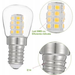 Bec E14 LED 3W pentru frigider -20C +45 230-038 2