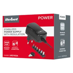 Alimentator 3-12V stabilizat universal 1000mAh REBEL URZ1153A 4