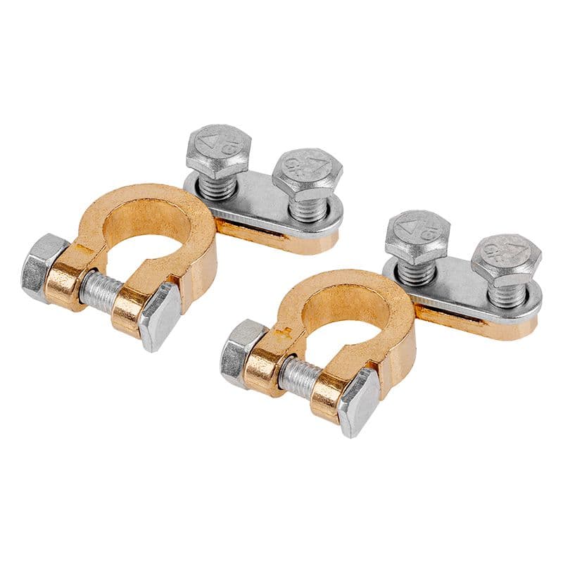 Set 2 borne baterie auto + / - ZLA0101