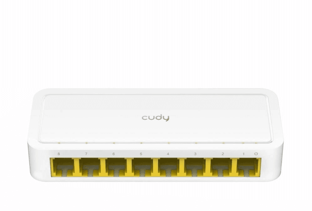 Switch Desktop 8 porturi 10/100Mbps alb Cudy FS108D