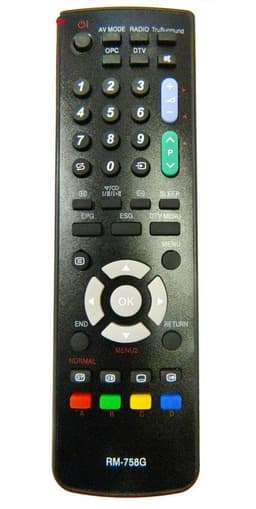 Telecomanda compatibila TV Sharp RM-758G IR 1429 (138) 1