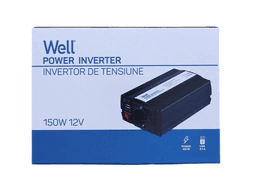 Invertor de tensiune 12V-230V 150W si USB 5V 500mA Well 3