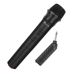 Microfon wireless unidirectional VHF Jack 6.3 mm negru SINGERAIR NGS 1