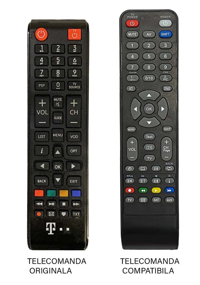 Telecomanda inlocuitoare compatibila pentru reciver Telekom (452)