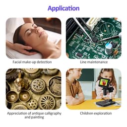Microscop Digital 02-BX ecran 4.3" 2MP marire 1000X 12