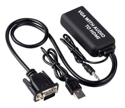 Cablu adaptor VGA la HDMI 1920x1200 cu sunet 1