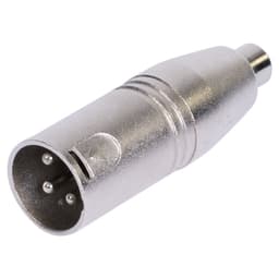 Adaptor audio tata XLR - RCA mama metal BST 18-5580 1