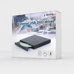 DVD-RW extern GEMBIRD interfata USB 2.0 argintiu DVD-USB-04 2