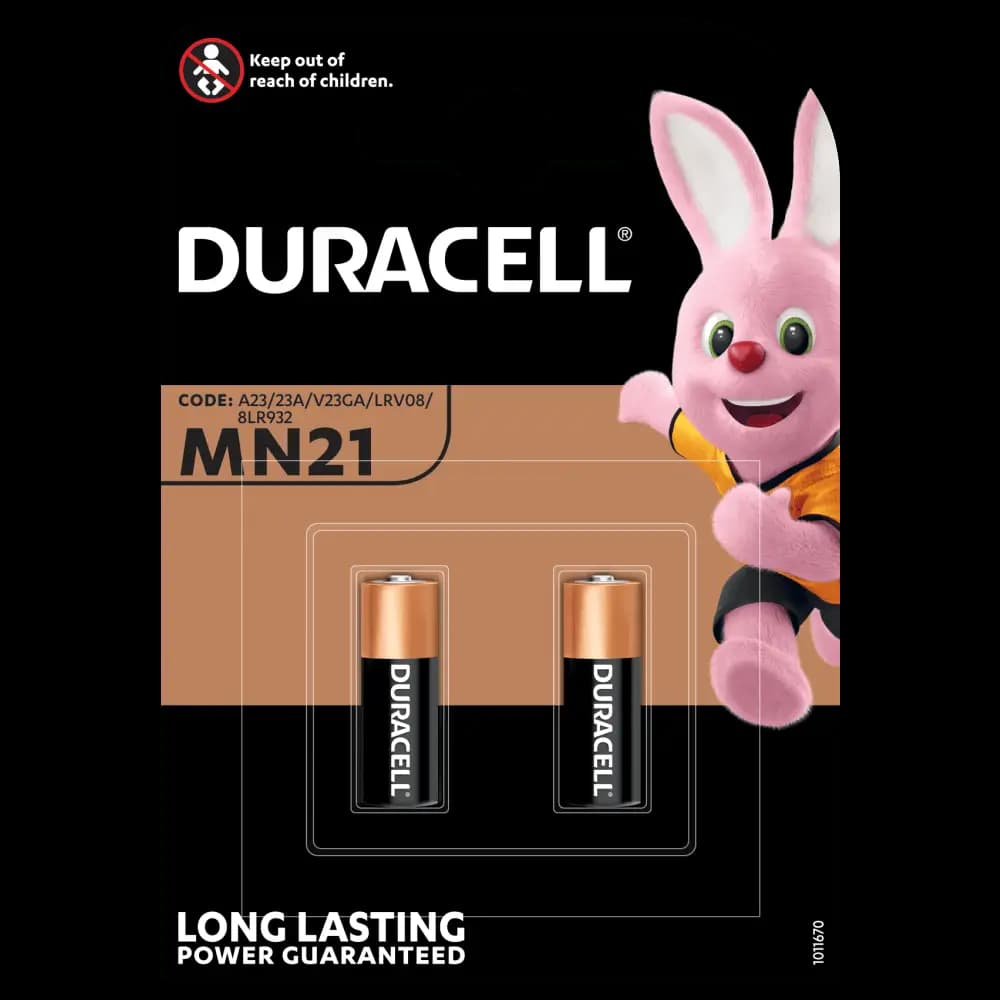Baterii alcaline 12V Duracell MN21 V23GA LR23 2buc