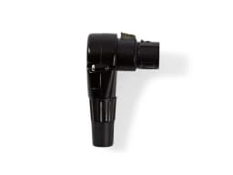 Conector XLR 3-pini mama 90 grade negru Nedis COTP15903BK 1