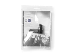 Conector XLR 3-pini mama 90 grade negru Nedis COTP15903BK 3