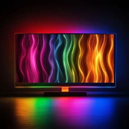 Sir 3m lumina Smart TV - USB 30 LED-uri RGB Bluetooth/telecomanda 58387 5