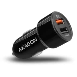 Incarcator auto Smart 5V 2.4A + QC3.0 30W negru Axagon PWC-QC5 1