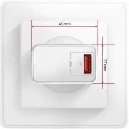Incarcator retea AXAGON ACU-QC19W 2x USB type A QC3.0 19W alb 2