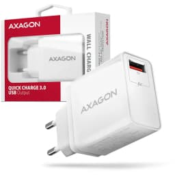 Incarcator retea AXAGON ACU-QC19W 2x USB type A QC3.0 19W alb 3