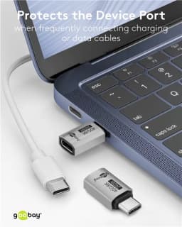 Adaptor USB-C3.1 mama - USB-C tata drept Thunderbolt 3 /4 Goobay 74447 4