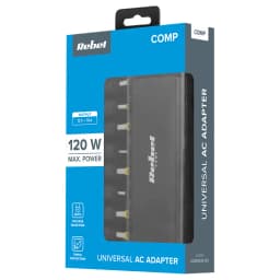 Alimentator laptop automat Rebel 120W 12-19.5V 11 mufe KOM0939-120 2