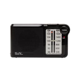 Radio portabil AM-FM 2x AA negru SAL RPC5 1