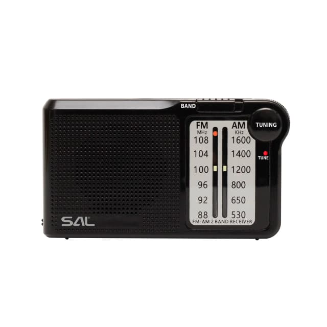Radio portabil AM-FM 2x AA negru SAL RPC5