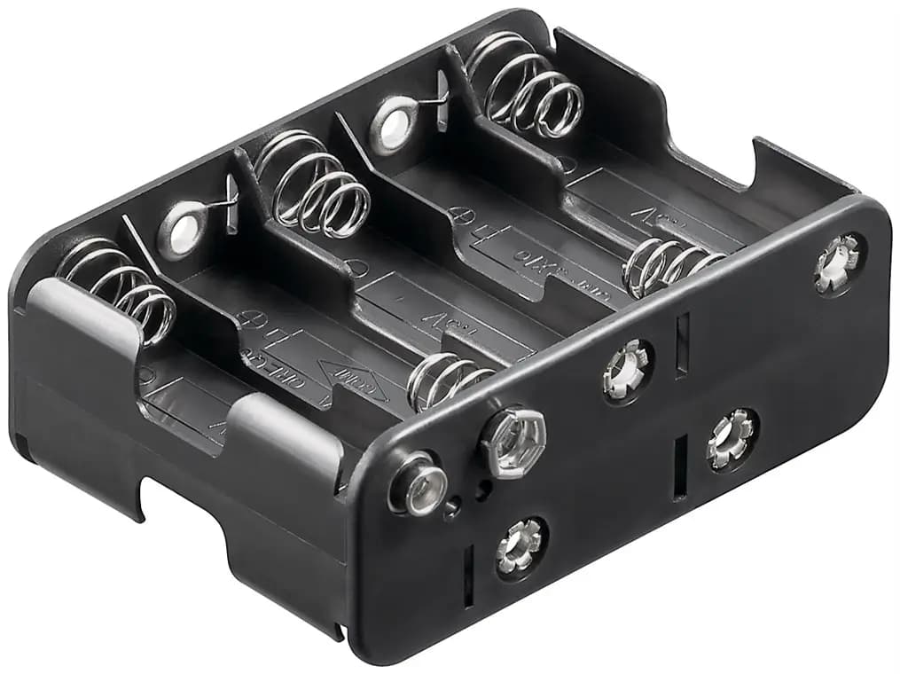 Suport baterii 10x AA R6 cu mufa Tip 9V 11469 Goobay