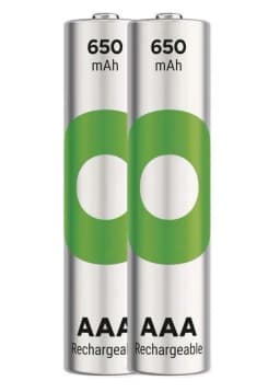 Acumulatori R3 AAA NiMH 650mAh 2buc GP ReCkyo GP65AAAHCER21-2TLB2 2