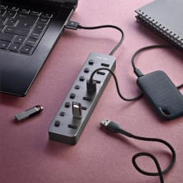 HUB USB 3.0 NGS iHub8 cu 8 porturi si alimentator HUB-IHUB8-NGS 4