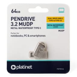 Flash drive Platinet PMFMC64 USB-C 3.2 64GB 1