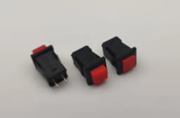 Push Buton cu retinere "NO" plastic 14x14x20mm 1A/250V 2