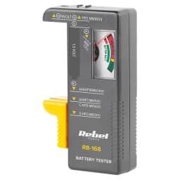Tester baterii Rebel RB-168 pentru 9V /tip buton /AAA /AA /C /D 1