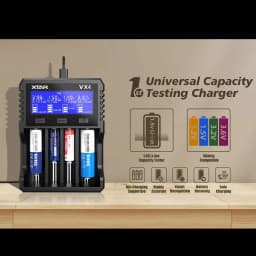 Incarcator Universal Smart XTAR VX4 Visible Mixer 1.2V 1.5V 3.2V 3.6V 3.7V 4