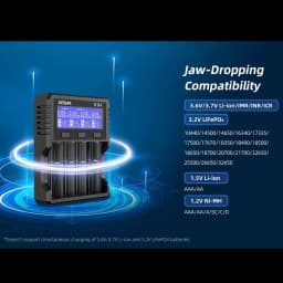 Incarcator Universal Smart XTAR VX4 Visible Mixer 1.2V 1.5V 3.2V 3.6V 3.7V 2