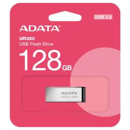 Flash drive metalic ADATA UR350 USB3.2 128GB UR350-128G-RSR/BK 1