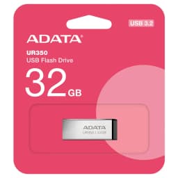 Flash drive metalic ADATA UR350 USB3.2 32GB UR350-32G-RSR/BK 1