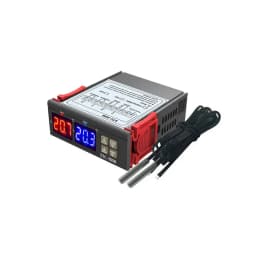 Termostat 230V 10A dublu cu doua sonde de temperatura STC-3008 E6246 1